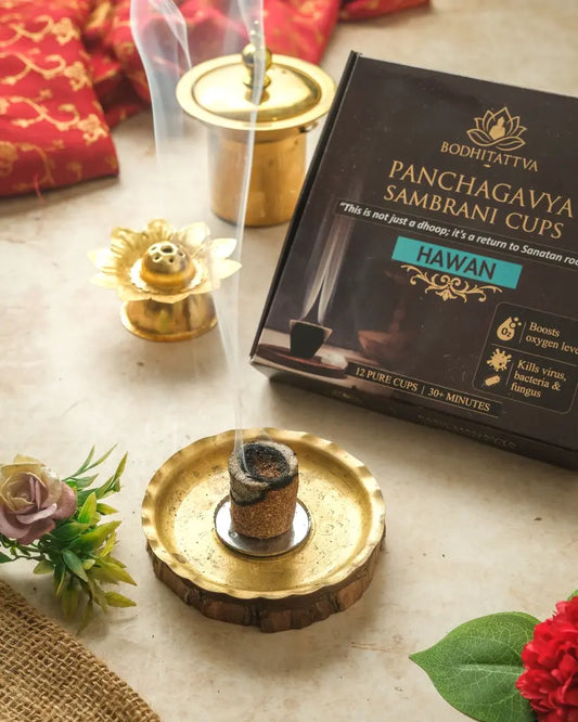 Panchagavya Sambrani Cup - Hawan