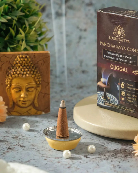 Panchagavya Cones – Guggal (Pack of 6)