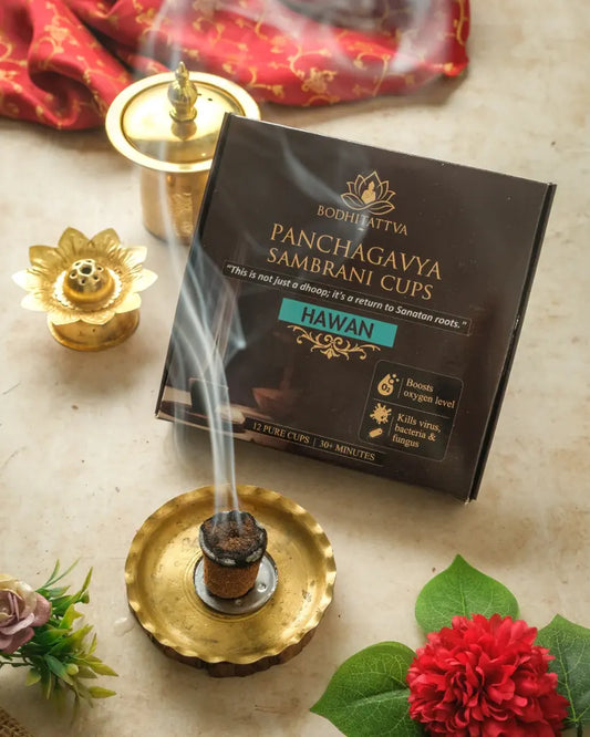 Panchagavya Sambrani Cup - Hawan